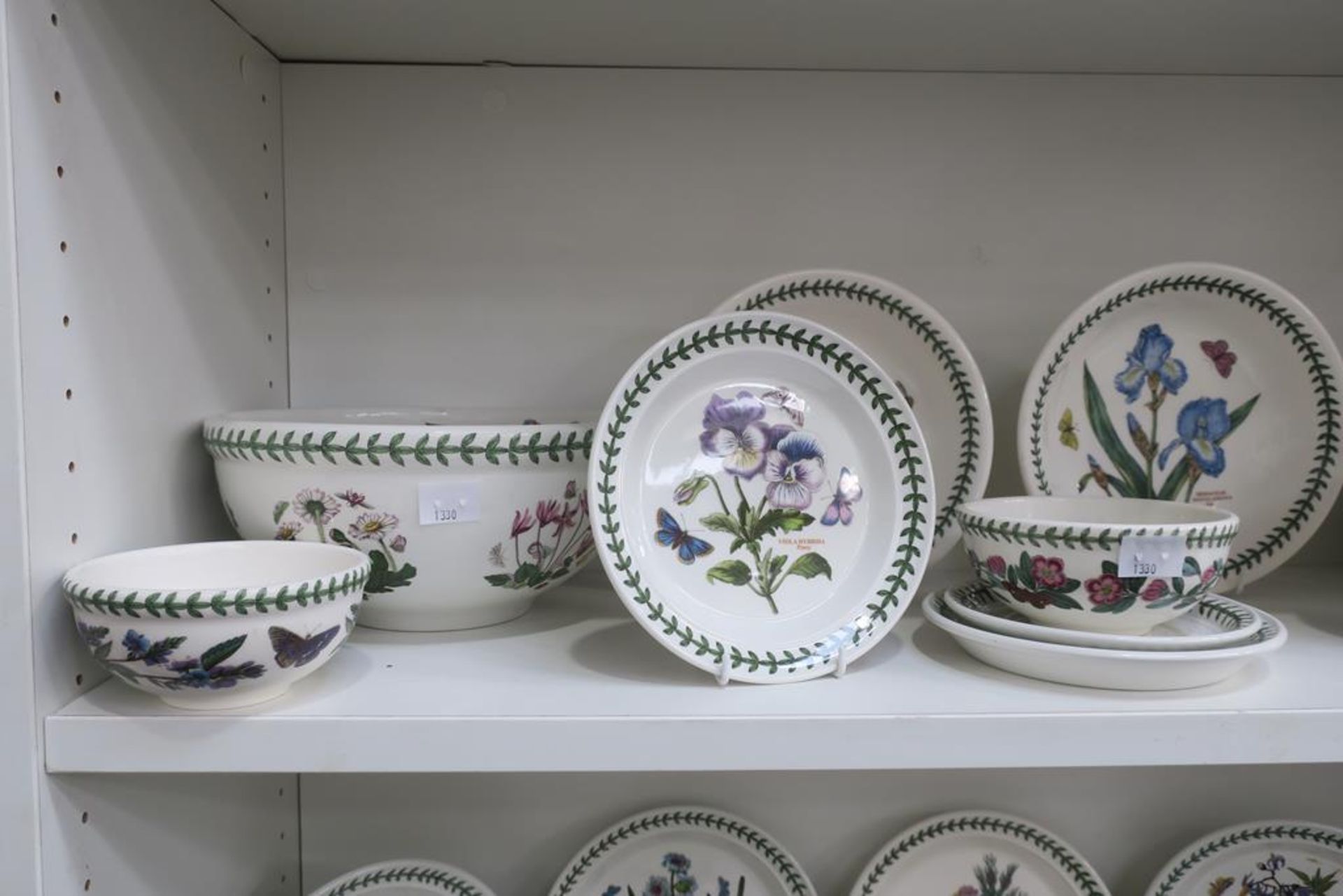 Two Shelves of Portmeirion 'The Botanic Garden Cer - Image 2 of 6