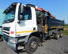 DAF CF 75.310 6x4 Euro 5 Tipper Grab Wagon, Registration FX59 EDR, first registered 1 September 2009