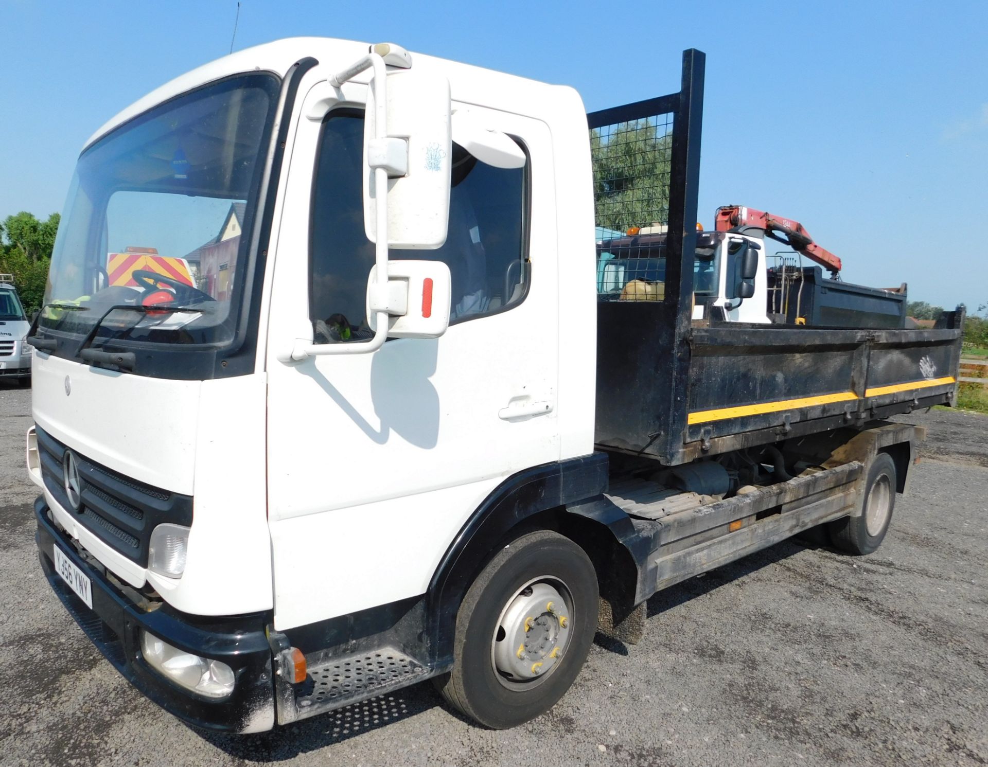 Mercedes 1018 10T Tipper Wagon, registration YJ56 YNY, first registered 1 December 2006, odometer