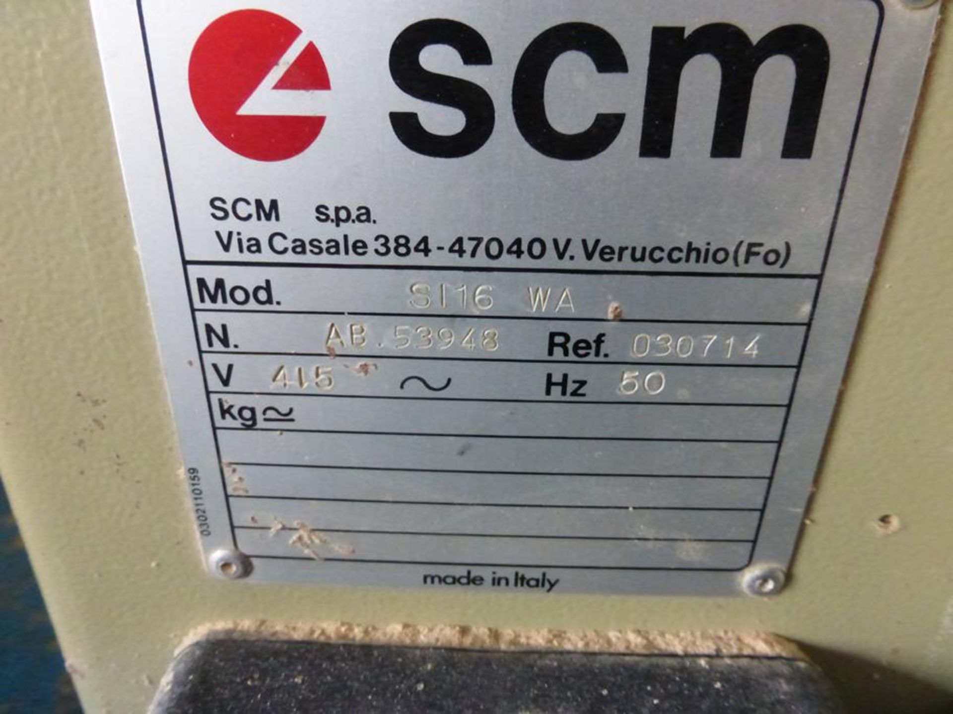 SCM SL16WA Sliding Panel Saw - Image 8 of 12