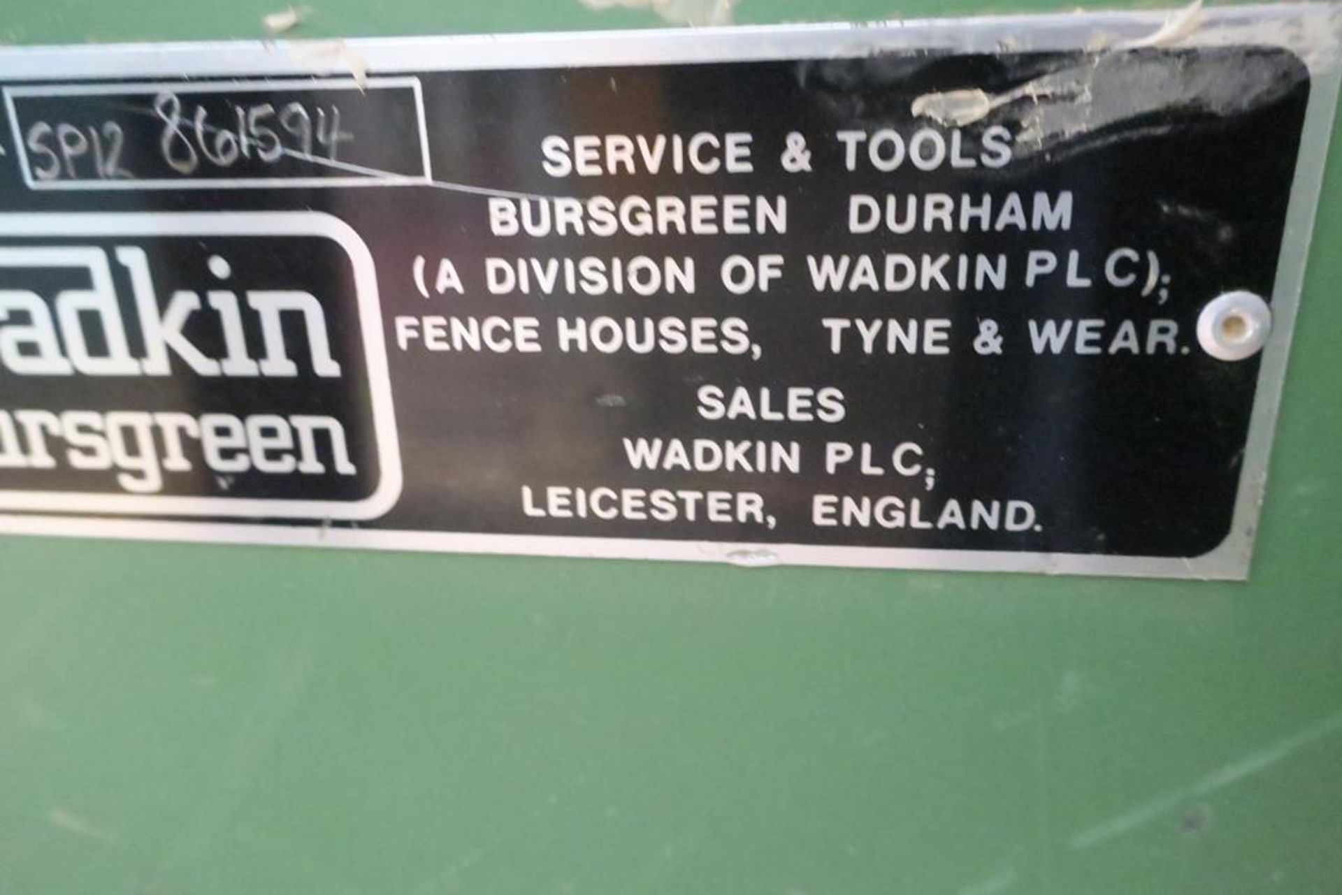 Wadkin Bursgreen SPI2 4ft Panel Saw 3PH. - Image 2 of 9