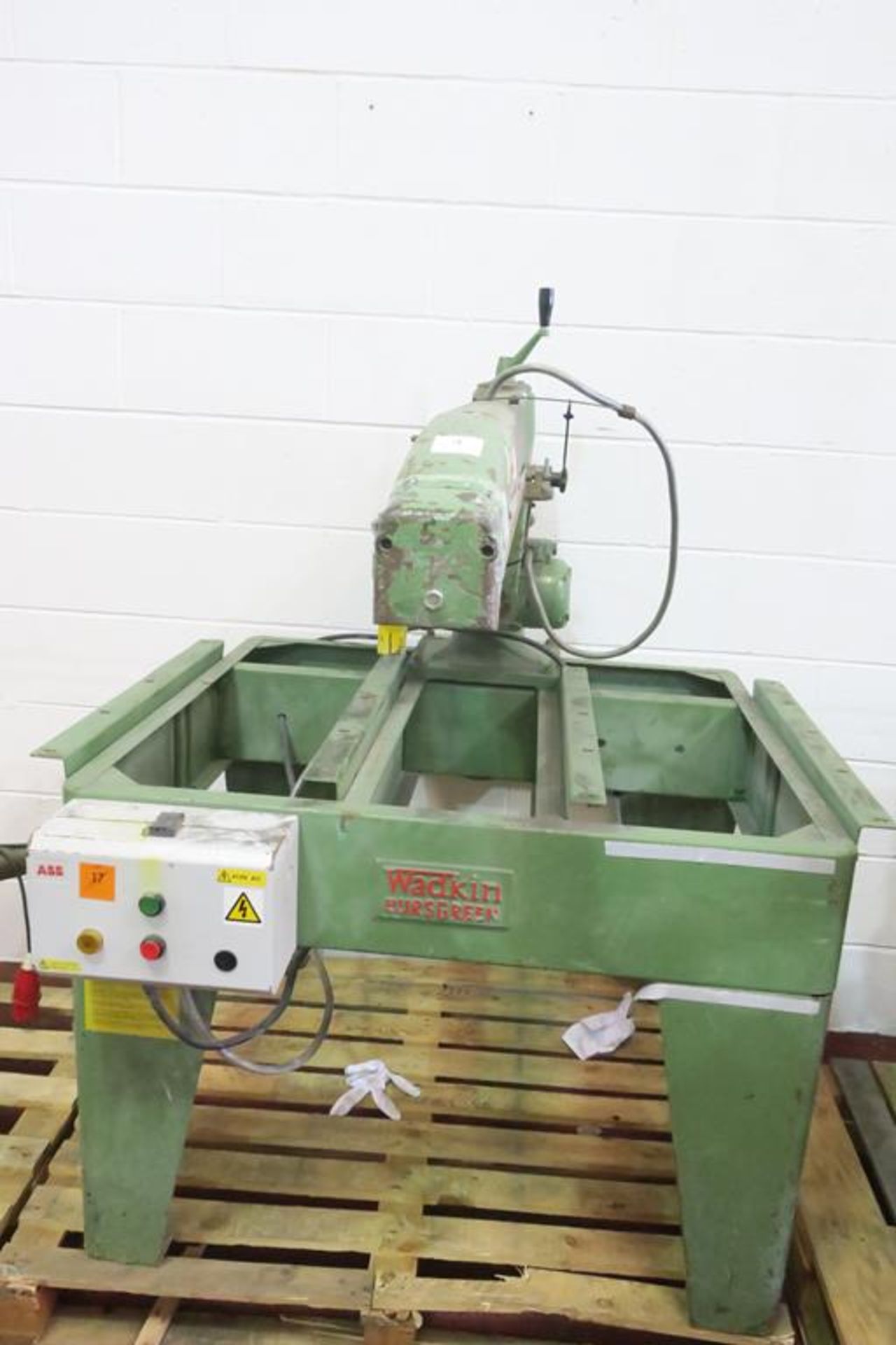 Wadkin Bursgreen 12 BRA Radial Arm Crosscut Saw 3P - Image 2 of 7