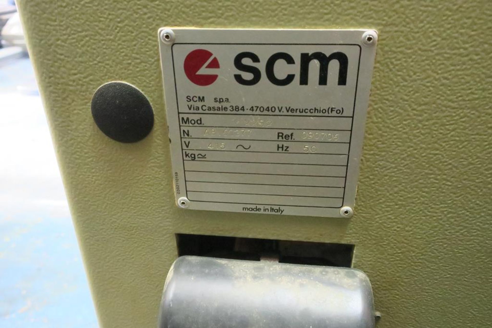 SCM 2252 Heavy Duty Planer. - Image 10 of 11