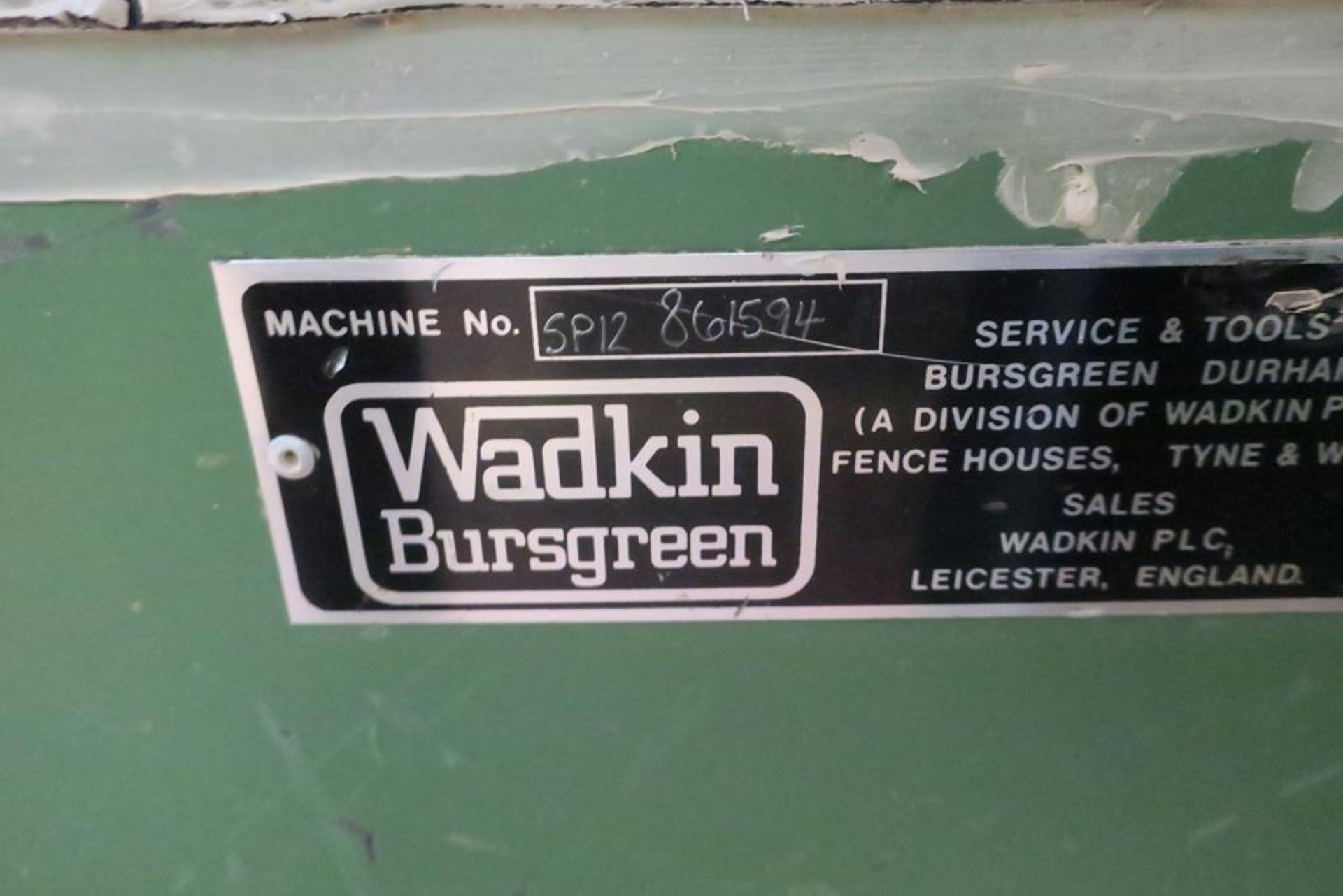 Wadkin Bursgreen SPI2 4ft Panel Saw 3PH. - Image 3 of 9