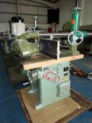 Smith Spindle Moulder 401 with 3 Wheel Power Feeder