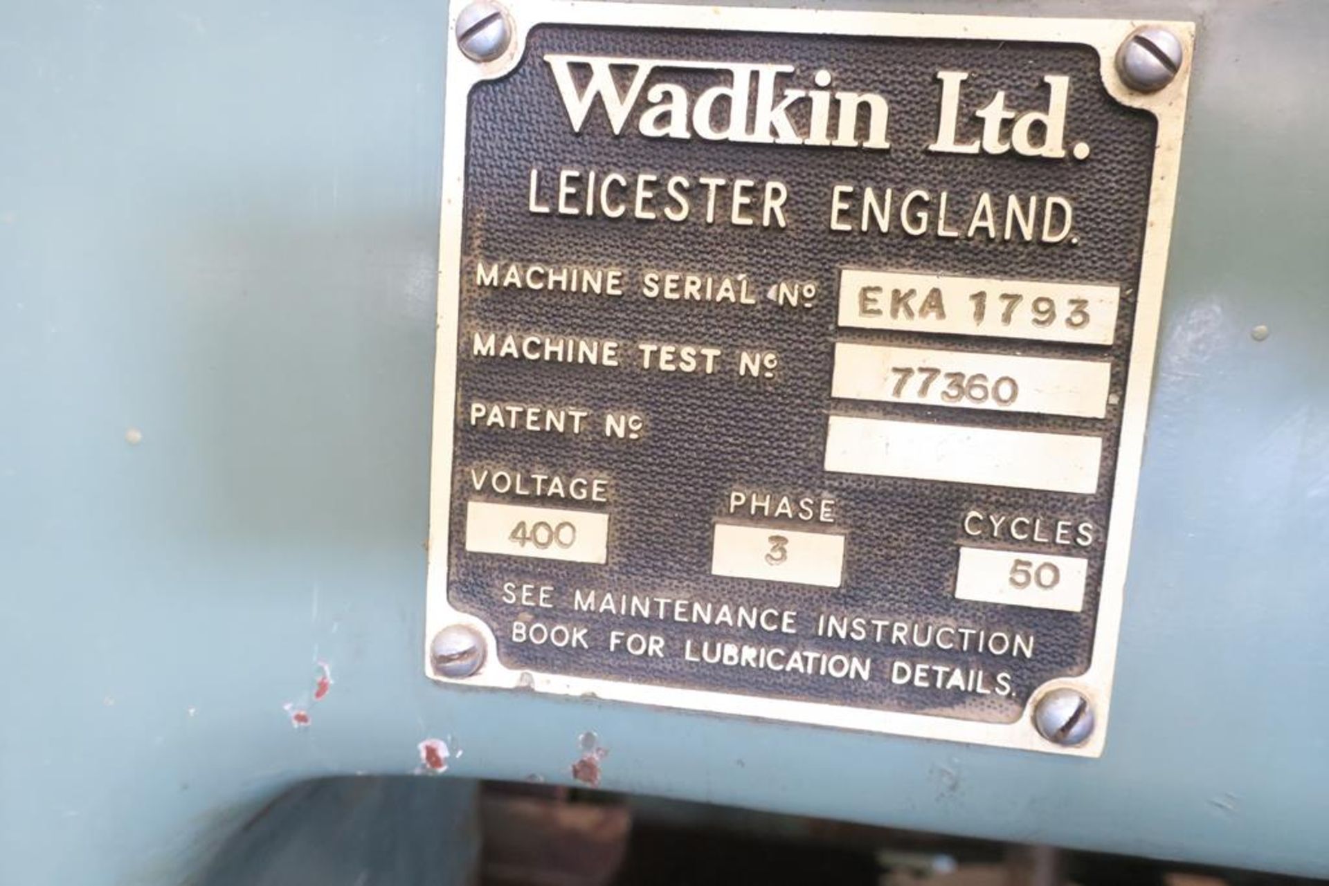 Wadkin EKA 1793 Tenoner with DC Brakes. - Image 5 of 11