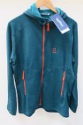 Haglӧfs Heron Mens Hoodie in Alpine Green size Large