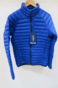 Haglӧfs Essens Mimic Mens Jacket in Cobalt/Tarn Blue size Small