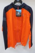 Salomon Bonatti WP Mens Jacket in Scarlet Ibis/Night Sky size Large