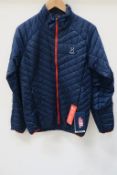 Haglӧfs L.I.M Barrier Mens Jacket in Tarn Blue/Cayenne size Small