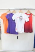 Gore R3 Mistica Womens Shirt, Scott Run Promo Wmens Shirt, Arc'Teryx Arcword Womens T-Shirt AND Hagl