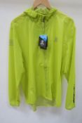 Salomon Bonatti Race WP Mens Jacket in Sulphur Spring size Extra Large