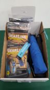 A Box to contain:- Four Gearline Organization System (sealed packs), Two 5fl Reflective Cords, 3 x L