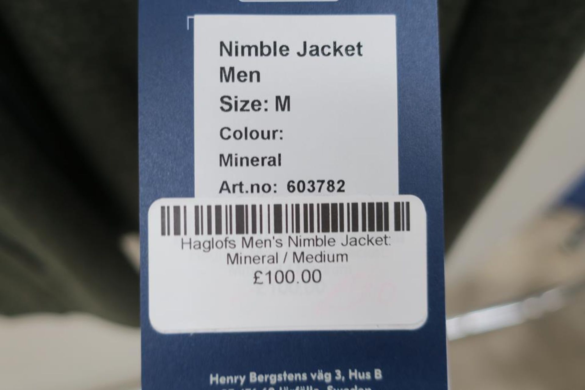 Haglӧfs Nimble Mens Jacket in Mineral size Medium - Bild 3 aus 3