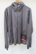 Mammut Ultimate V SO Hooded Mens Jacket in Titanium/Black size Extra Large