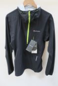 Montane Minimus Stretch Ultra Pull-On Mens Jacket in Black size Medium