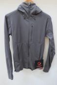 Mammut Ultimate V SO Hooded Mens Jacket in Titanium/Black size Small