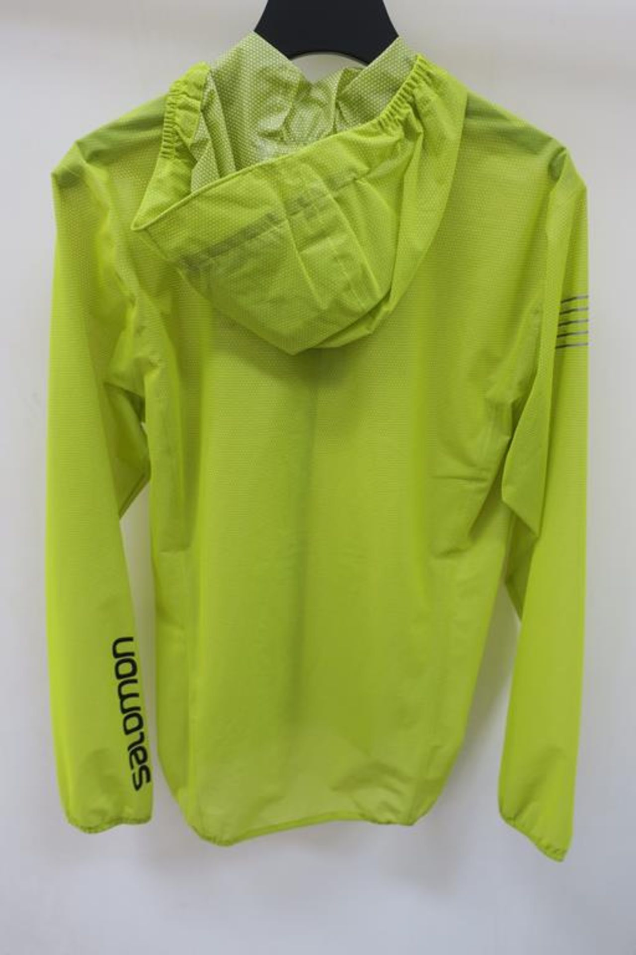 Salomon Bonatti Race WP Mens Jacket in Sulphur Spring size Small - Image 2 of 3