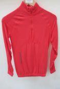 Ortovox 230 Competition Zip Neck Womens Top in Hot Coral size Large