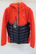 Mountain Hardwear Supercharged Mens Insulated Jacket in Fiery Red size Large