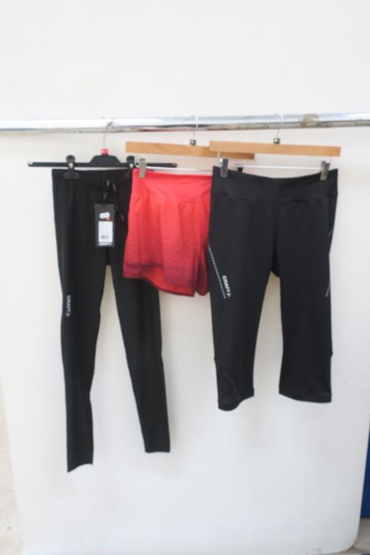 Craft Essential Womens Capri Leggings, Gore R5 Womens Shorts, Craft Radiate Tights