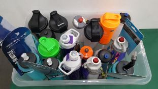 Assorted Water Bottles by RaidLight, Smartshake, Camelbak etc.