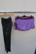 Womens Patagonia Shorts with Montane Trail Tights