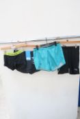 Ortovox 105 Ultra Hot Womens Pants, Odlo Omnius Womens Split Shorts, Saloman Agile Womens Waterfall