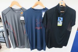 Montane Razor Long Sleeve T-Shirt together with a Haglӧfs Mens Glee Tee and a RaidLight Mens UltraLi