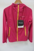 Montane Minimus Stretch Womens Jacket in French Berry size 10