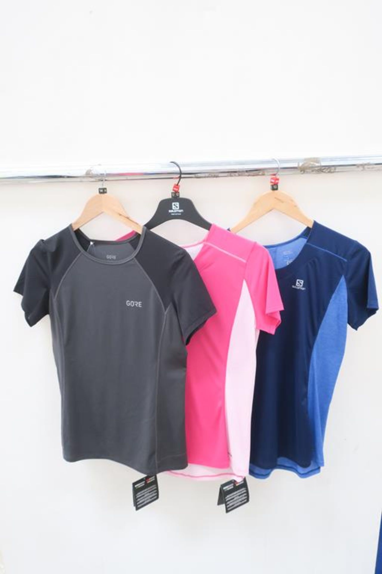 Womens Gore R5 Shirt and 2 x Salomon Heather T-Shirt