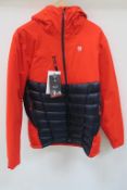 Mountain Hardwear Supercharged Mens Insulated Jacket in Fiery Red size Medium