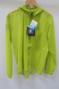 Salomon Bonatti Race WP Mens Jacket in Sulphur Spring size Medium