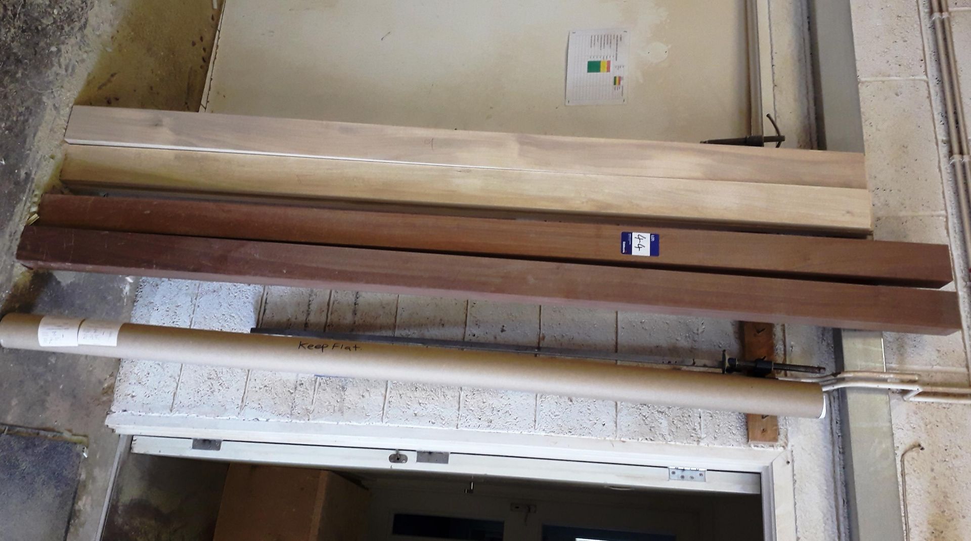 7 lengths of various Hardwood