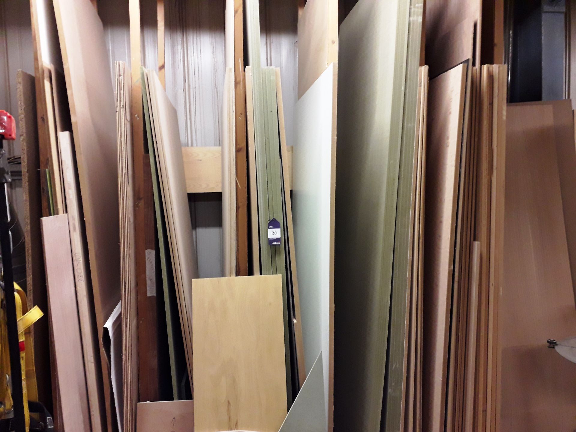 Quantity of various boards