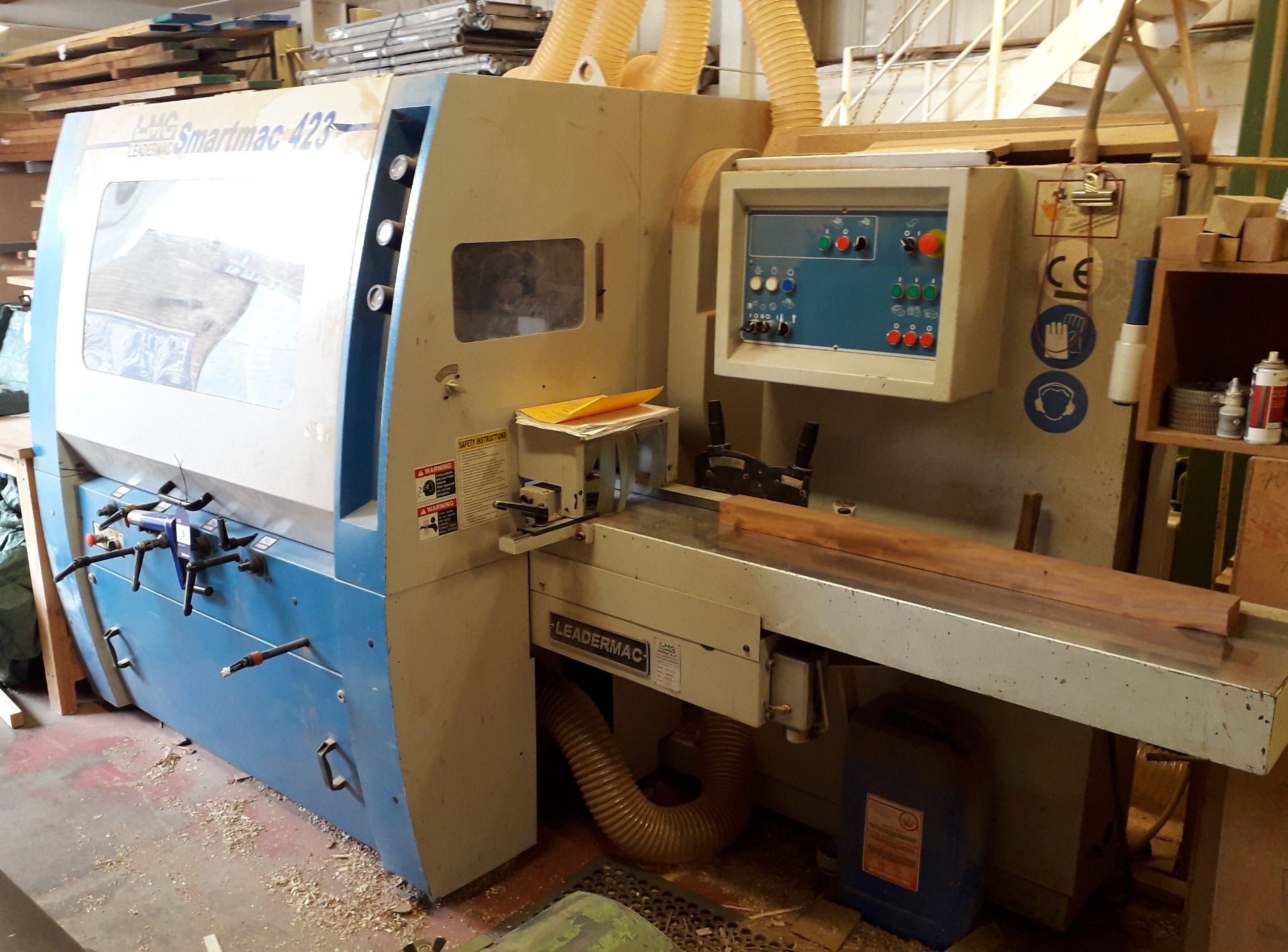 LMC Smartmac 423S 4-side Moulder, serial number 1006040 (2010) - Image 2 of 2