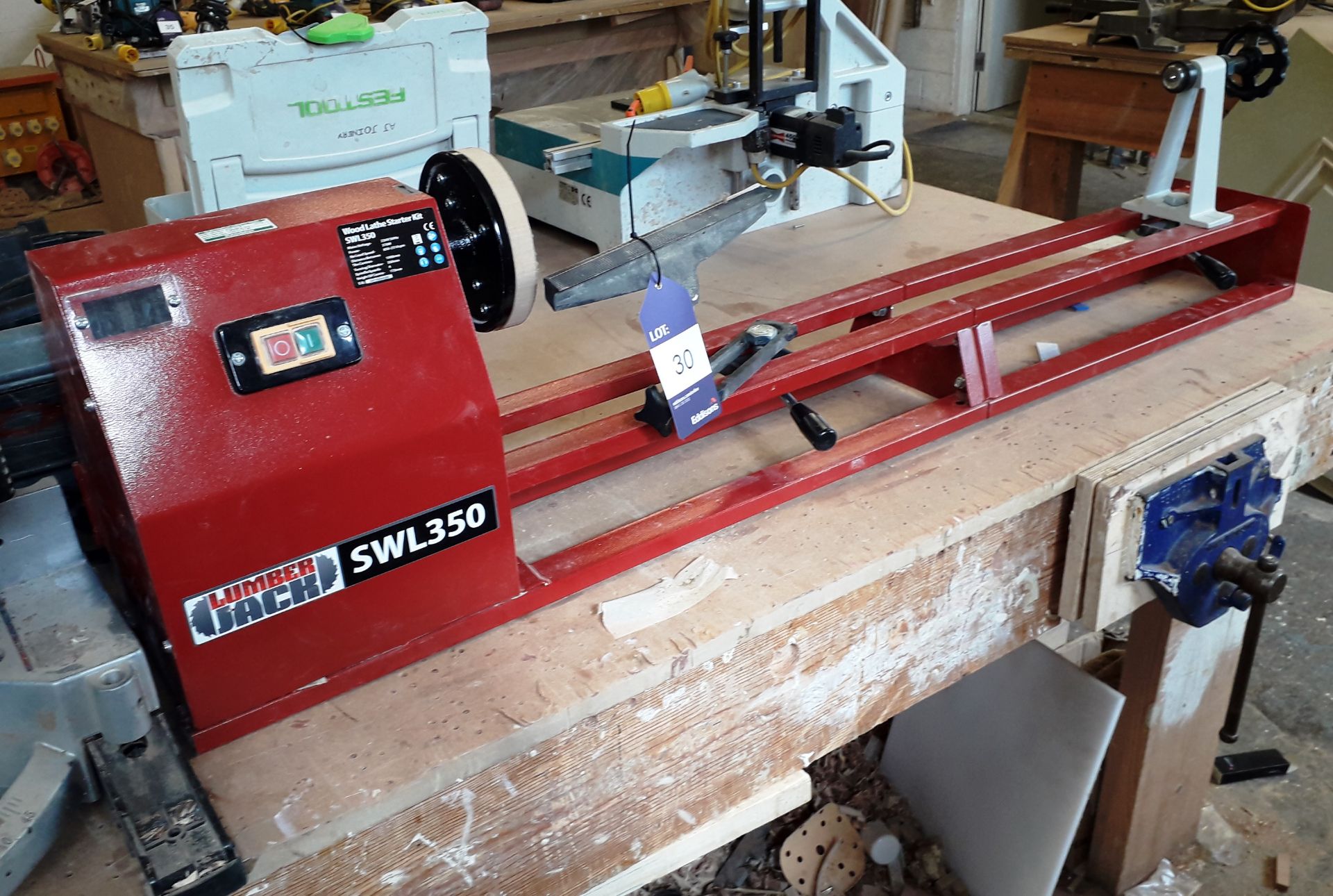 Lumber Jack SWL350 bench top Wood Lathe