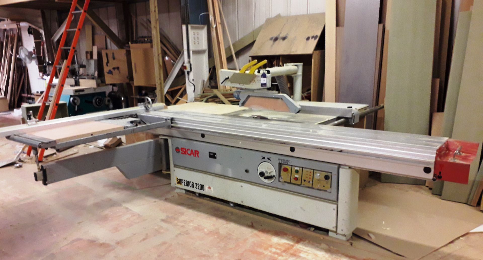 Sicar Superior 3200 Tablesaw, serial number 1800056 (2004)