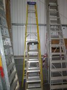 3 x Assorted Fiberglass Step Ladders