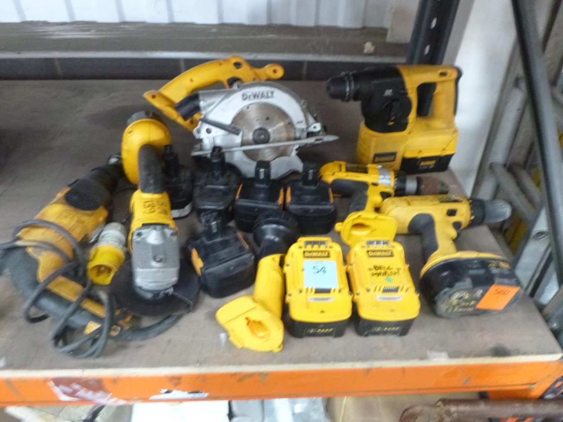 Selection of various Dewalt Hand Tools