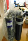 5 x Rolls of black garment transfer film