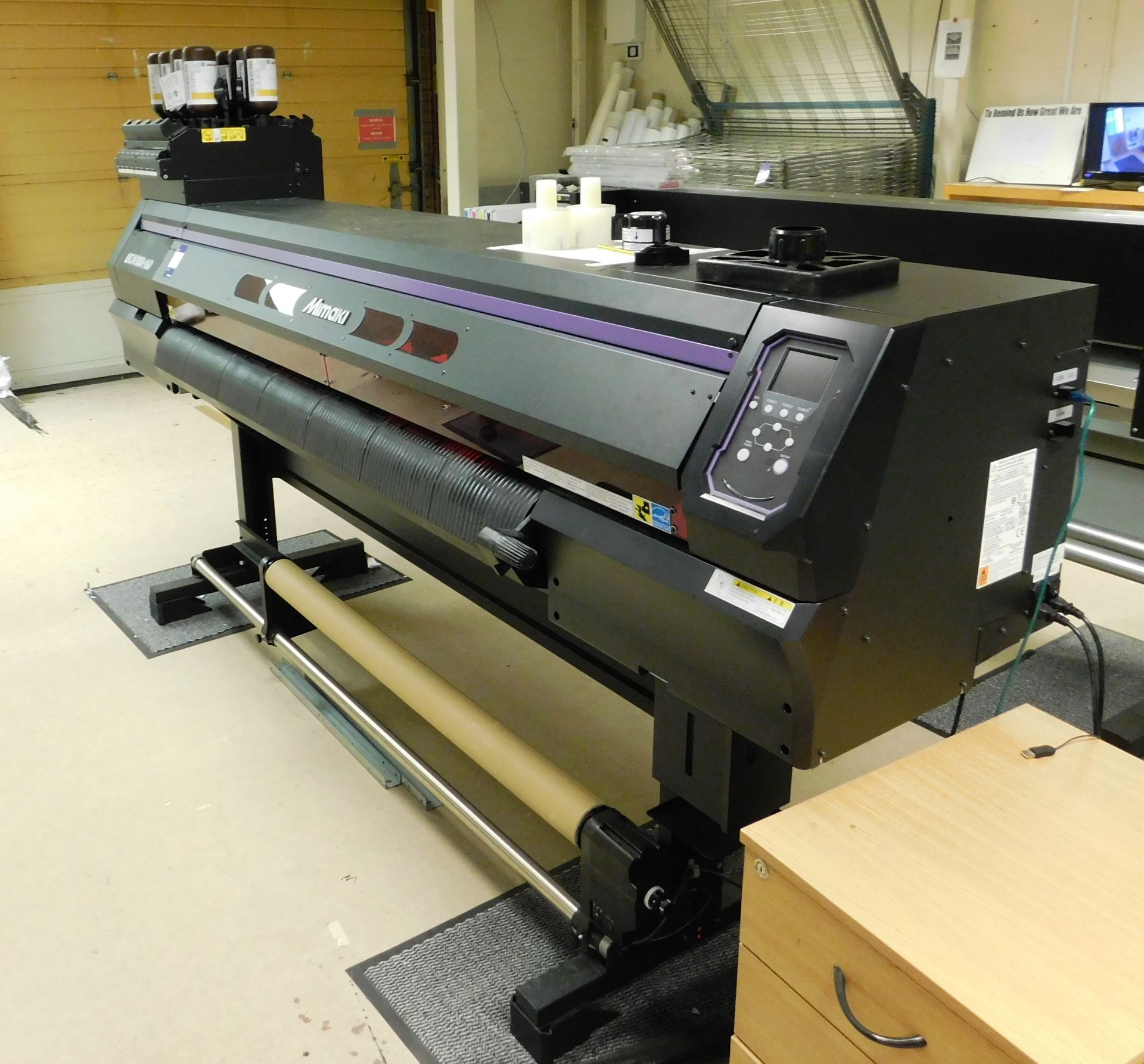 Mimaki UCJV300-160 wide format inkjet print / cut machine, Yea 2018 (sold subject to confirmation fr - Image 2 of 7