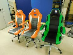 3 x Gaming chairs