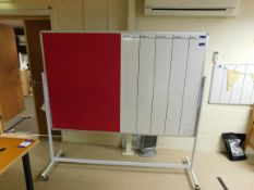 Mobile whiteboard and 2 x wall mounted whiteboards