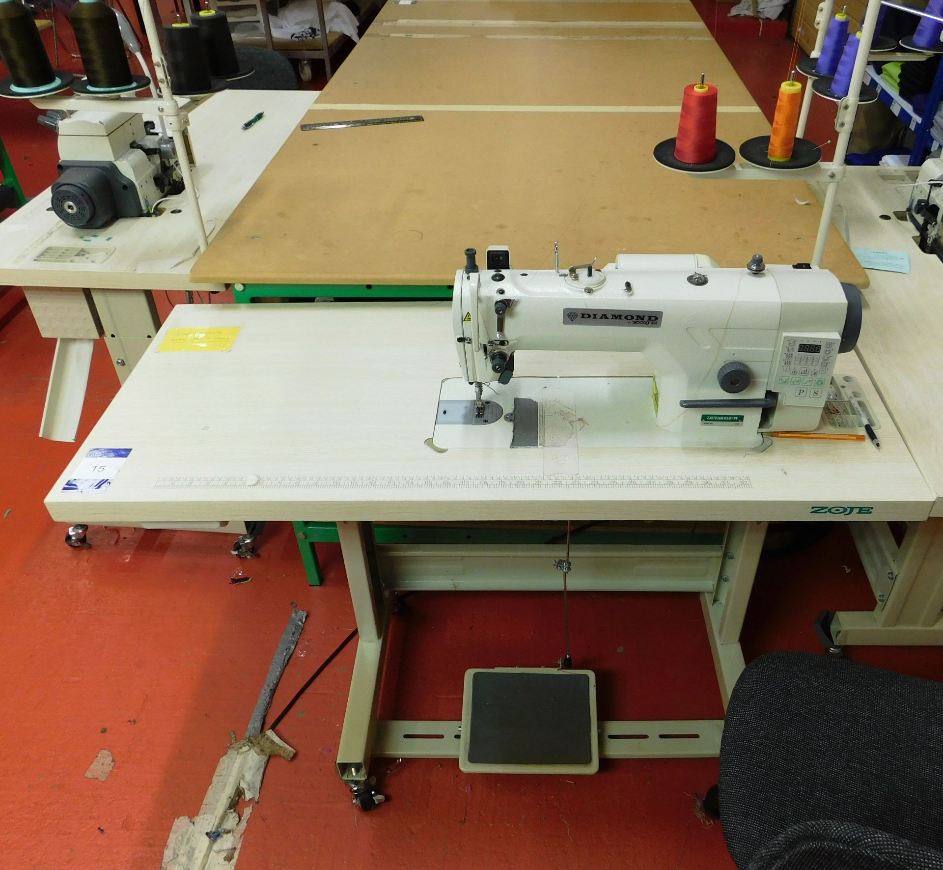 Diamond by Zoje WR587 programmable sewing machine