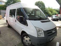 FORD TRANSIT 100 T350L RWD  DIESEL WHITE Registration AO56 HPY Date OF Registration 18-10-2006