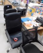 9 x Assorted operators chairs