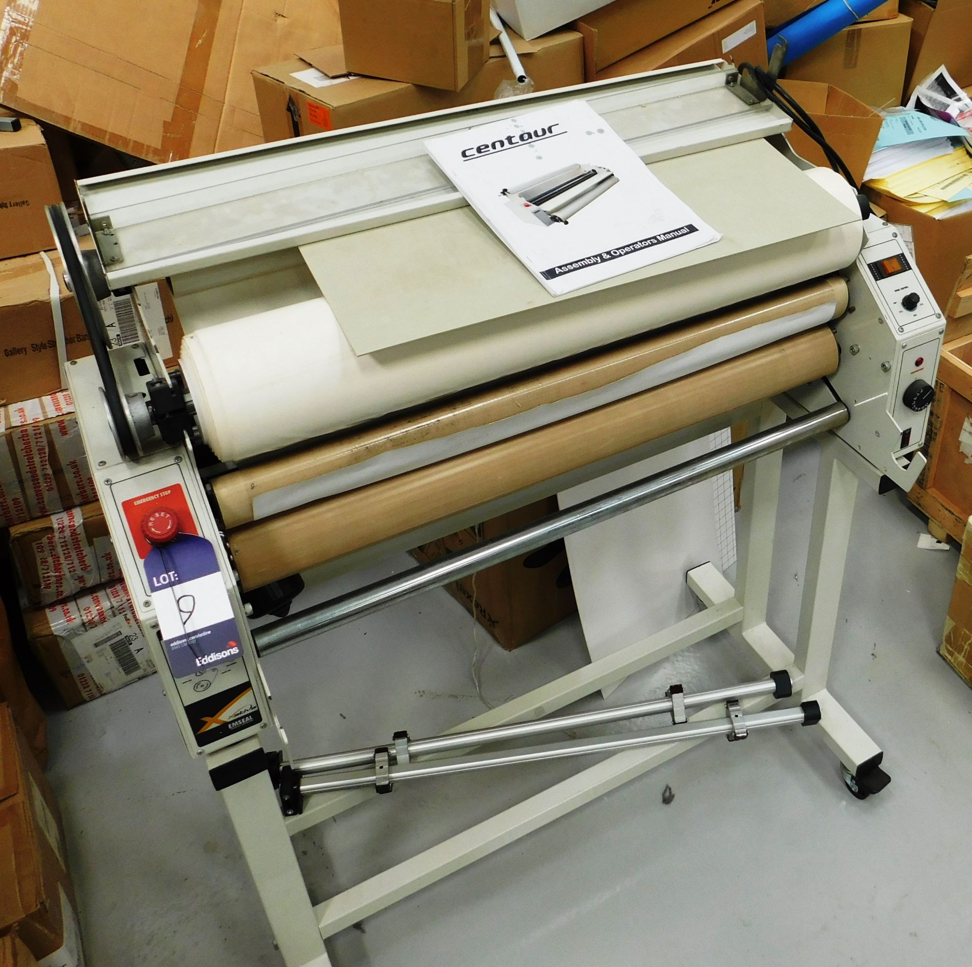 Xativa Emseal thermal laminator, Serial Number 0221-1176, Year 2004