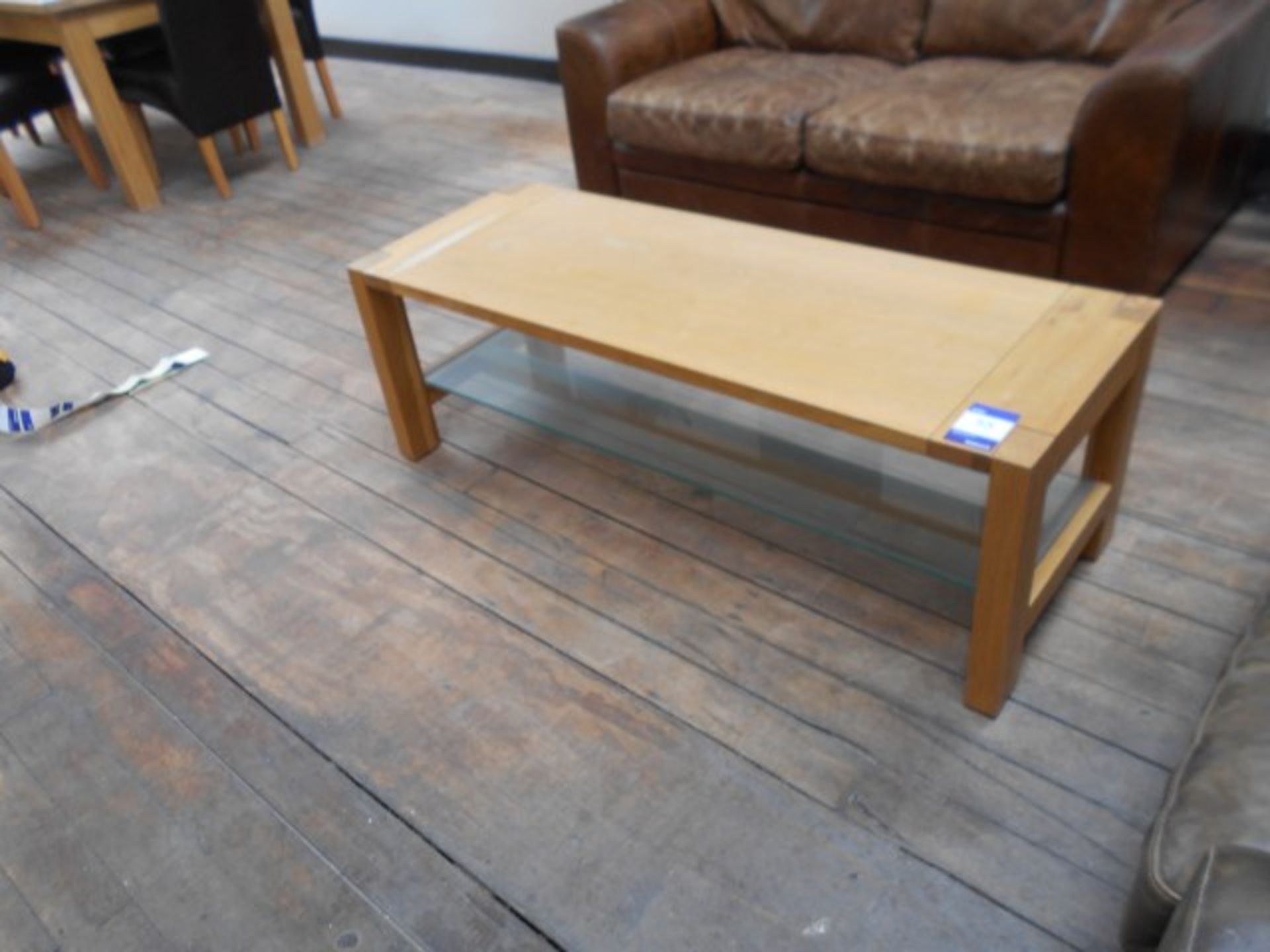 Oak Effect Rectangular Coffee Table