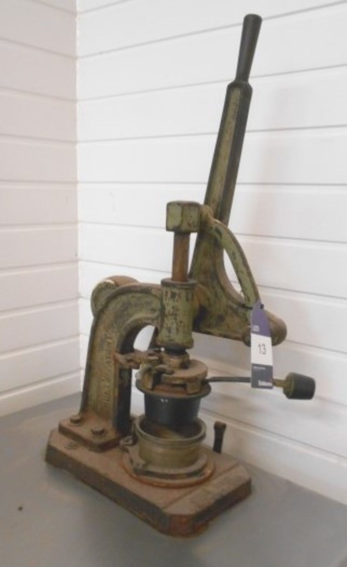 John Hunt Little Champion Manual Pie Press Mounted